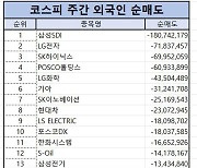 코스피 주간 외국인 순매도 1위 ‘삼성SDI’