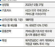 콜옵션 활용해 美 장기채 투자로 연 10%안팎 배당 수익[이런 펀드 어때요?]