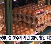 설 성수기 계란 30% 할인 지원‥신선란 수입도 확대 계획