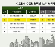 작년 청약통장, 수도권은 소형·비수도권은 중대형에 집중