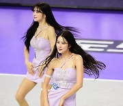 [포토] 치어리더 박기량 '화려한 축하 무대'