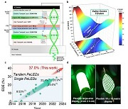韓 연구진, 신소재 활용 발광소자 세계 최초 개발…수명 3000배 향상