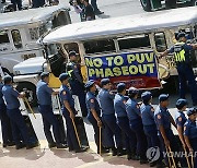 PHILIPPINES STRIKE JEEPNEY