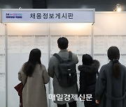 [포토] 채용정보 게시판 살펴보는 참가자들