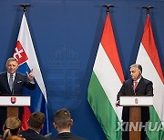 HUNGARY-BUDAPEST-PM-SLOVAKIA-PM-PRESS CONFERENCE