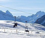 SWITZERLAND-DAVOS-SNOW-SCENERY