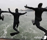 "겨울바다 두렵지 않다"...해군 SSU 혹한기 훈련