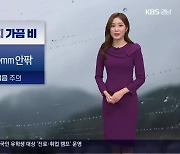 [날씨] 경남 오늘 밤까지 가끔 비…내일 흐리고 예년보다 온화