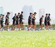 National team trains ahead of Jordan match