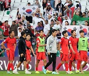 무승부가 아쉬운 축구대표팀