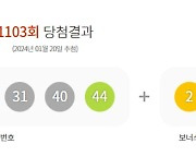 1103회 로또 1등 '10, 12, 29, 31, 40, 44'…1등 17명