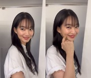 신민아, ♥김우빈도 ‘심쿵’할 예쁜 짓 포즈..상큼함 한도 초과