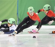 中 선수 반칙에 당해… 주재희 빼앗긴 2관왕