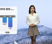 [날씨] 내일 출근길 강추위 절정...내륙 곳곳 '한파특보', 빙판길 주의