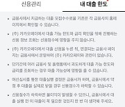 너무 잦은 대출한도 조회, 은행 가면 옐로카드