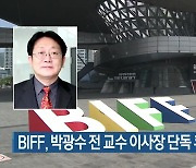 BIFF, 박광수 전 교수 이사장 단독 후보 추대