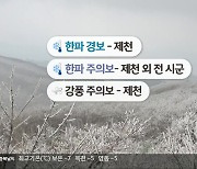 [날씨] 제천 한파경보·강풍주의보…충북 강풍에 체감온도 낮아