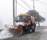 대설경보 발령된 울릉