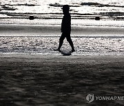 한파특보에 맨발 걷기