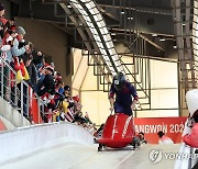 [청소년올림픽] 봅슬레이 소재환, 남자 모노봅 금메달…한국 썰매 사상 첫 입상