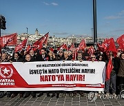 TURKEY PROTEST SWEDEN NATO