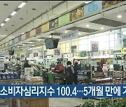 1월 소비자심리지수 100.4…5개월 만에 기준치↑