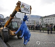 Belgium France Farmers Protest