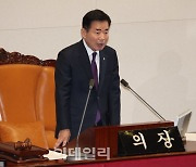 김진표 국회의장 "`강성희 강제진압` 재발돼선 안돼…국회 존중하라"