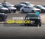 [짤막상식] 지난해 경제성장률 1.4%, GDP·GDI·GNI란?