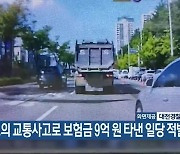 고의 교통사고로 보험금 9억 원 타낸 일당 적발