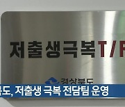 경북도, 저출생 극복 전담팀 운영