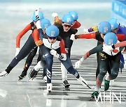 [mhn포토] 임리원 '금메달 도전 하는 빠른 질주'