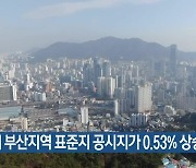 올해 부산지역 표준지 공시지가 0.53% 상승