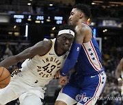 NBA 시아캄, 새 팀 인디애나에서 트리플더블로 승리 견인