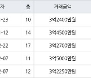 고양 풍동 풍동숲속마을8단지 59㎡ 3억2400만원에 거래