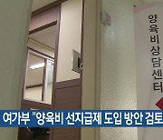 여가부 “양육비 선지급제 도입 방안 검토 중”