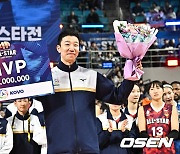 ‘올스타전 MVP+세리머니상’ 신영석 “오늘 끼 보여준 어린 선수들이 한국배구 미래, 응원해달라”