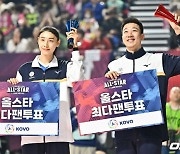 '그래도 아직은' 김연경-신영석! 팬투표 1위의 위엄 "세리머니상 욕심", "정신줄 놓고 해야"