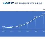 에코프로 하이니켈 양극재 수출 10만t 돌파