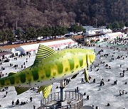 산촌마을의 기적… 화천산천어축제에 153만명 찾았다