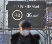 휴일 오후 한파 한풀 꺾이는데…미세먼지가 신경 쓰이네