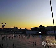 저물어가는 화천산천어축제