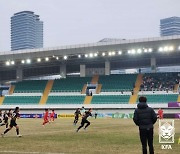 여자 U-20 축구대표팀, 중국과 평가전서 1-1 무승부