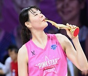 '적수가 없다' KB 박지수, WKBL 사상 첫 4연속 라운드 MVP '싹쓸이'