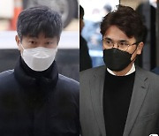 '후원업체 뒷돈 혐의' KIA 김종국·장정석 영장심사 출석