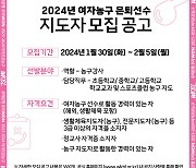 WKBL, 2024년 전문가와 함께하는 농구교실 참여 지도자 모집