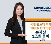 국내 반도체 투자하는 TIGER ETF 3종 순자산 1조 넘었다