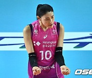 김연경, 서브 에이스 성공 [사진]