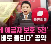 [스브스픽] 20년 넘게 예금자 보호 '5천'…국힘 "1억원 상향 공약"