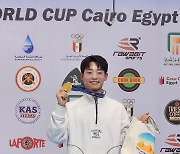 사격 송종호, ISSF 카이로 월드컵서 남자 25m 속사권총 우승